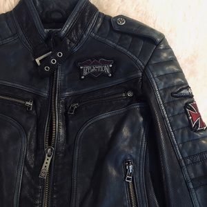 Affliction leather jacket
